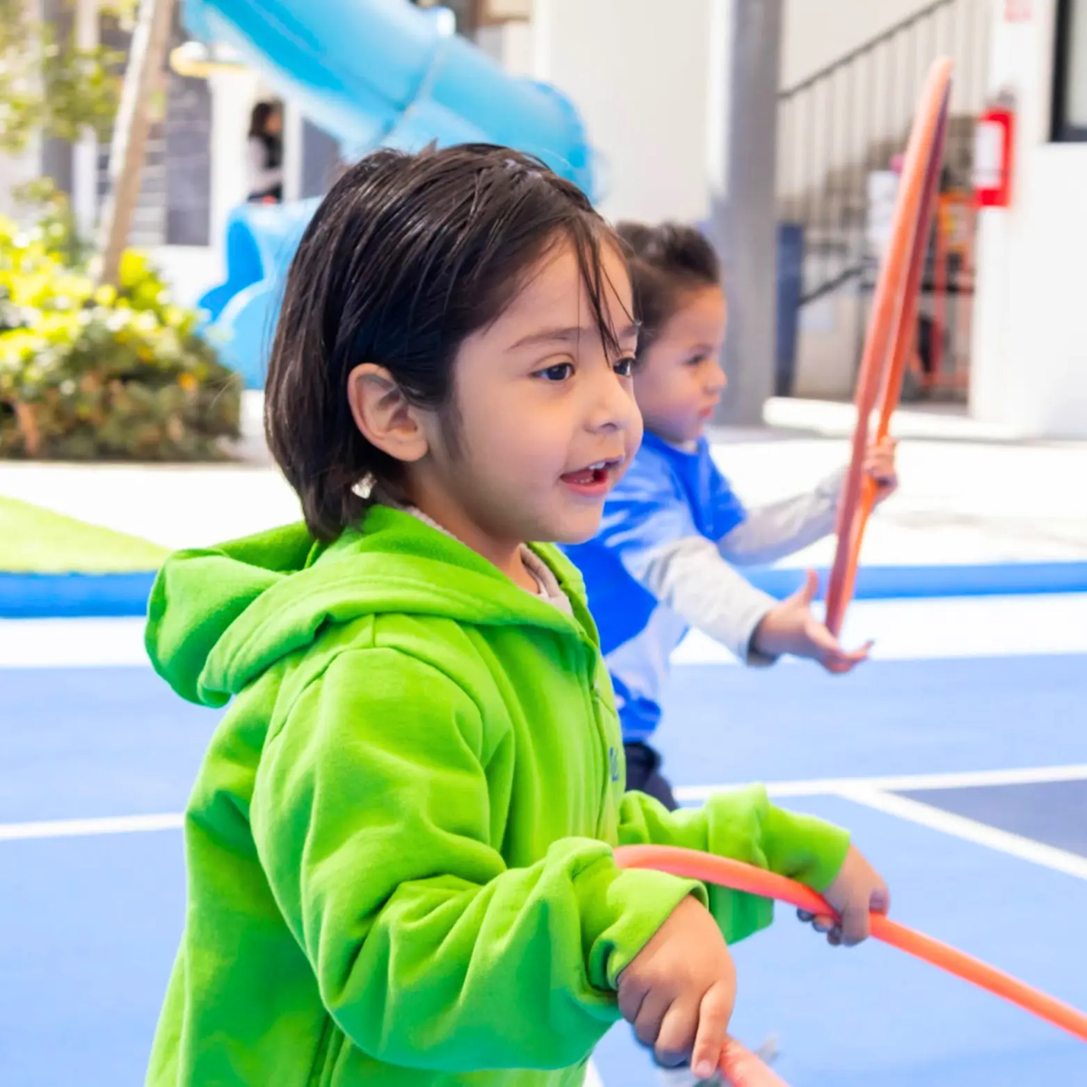 Alumnos en Espacios de convivencia